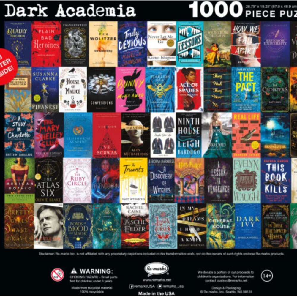 Dark Academia 1000 Piece Puzzle - Picture 4 of 7